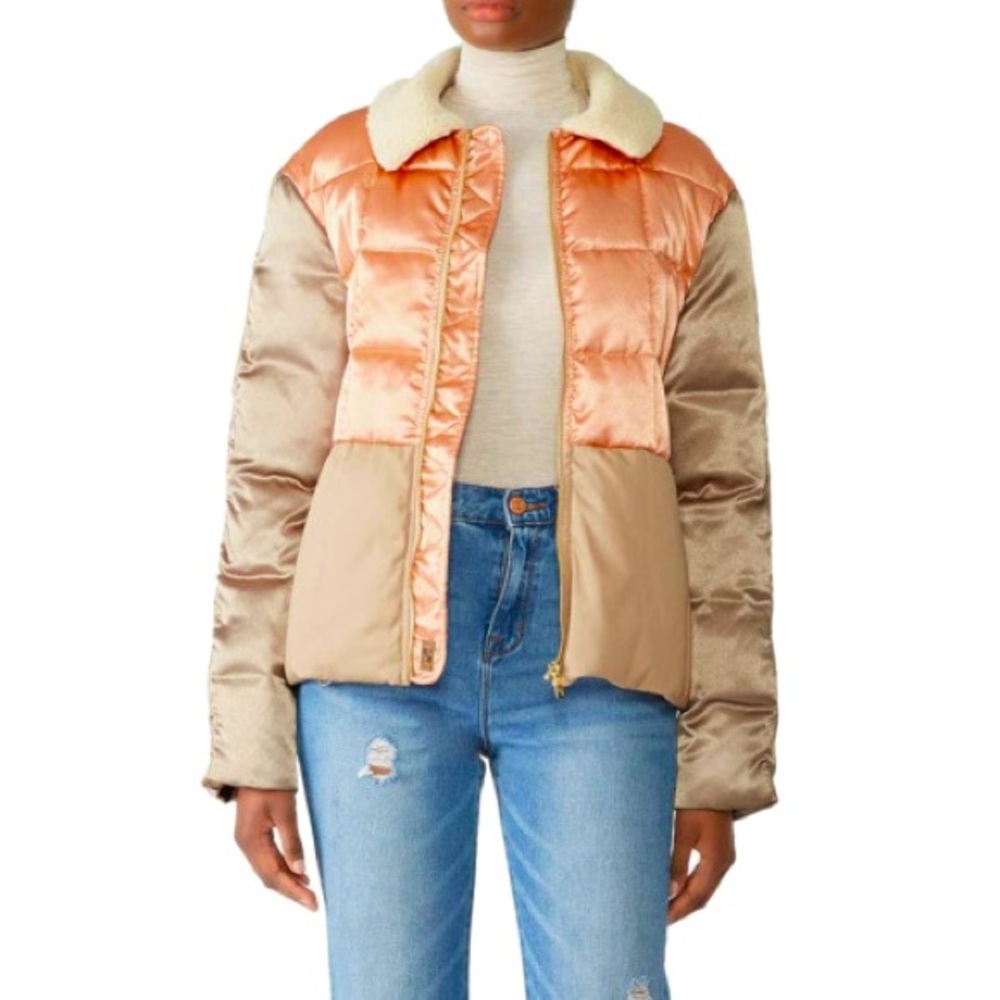 Scotch & Soda satin and canvas jacket